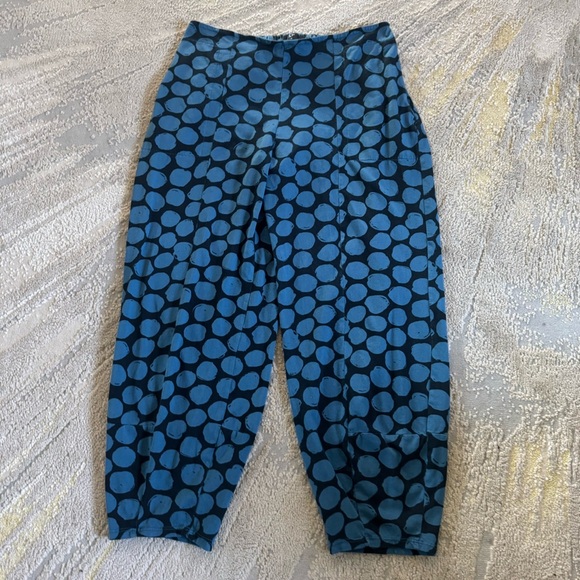 Fenini matching set lagenlook long sleeve pull on balloon pants blue medium - Picture 7 of 12